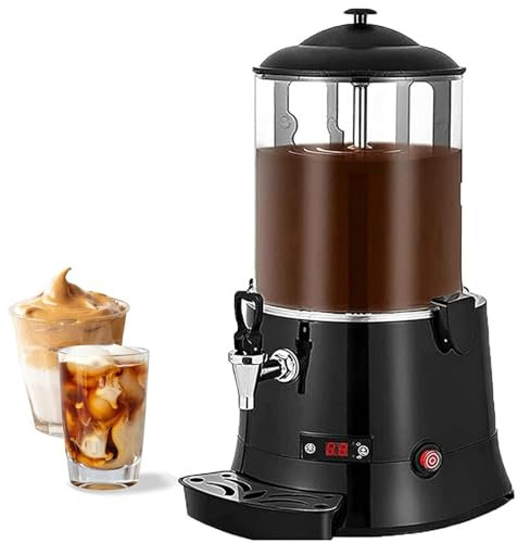 RoyceBee MáQuina para Derretir Chocolate Caliente de 10 L, MáQuina para Calentar y Mezclar Chocolate con Grifo, para Calentar Chocolate, Café y Leche