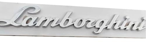 JLJTTBD Coche Emblema para Lamborghini, Insignia Logo Negro, Decoración de Coche, Aplicable a Todos los Modelos de Lamborghini