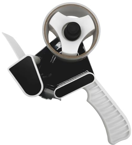 ARLI Handabroller für Klebeband Paketbandabroller für Paketband Packband Klebeband Abroller mit Pistolengriff und Bremse