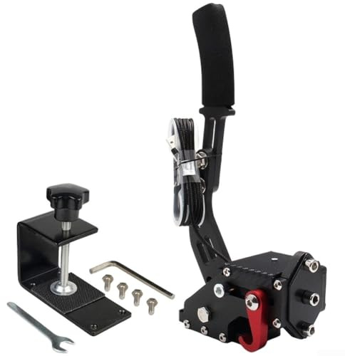 Floweringbeter And Play - Freno de mano USB para PC para títulos de carreras con configuración inmediata para Logitech para G27 para G29 para G920 T500 T300 (negro)