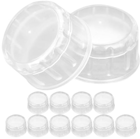 SHINEOFI 20 Tapas Reutilizables a Prueba de Salpicaduras para Coctelera de Té Leche, Tapas de Repuesto para Vaso Agitador, Accesorios para Cocina y Bar, Paquete de 20 Unidades
