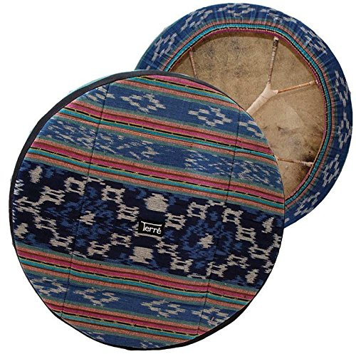 Fellschutz Ikat rund 50-54 cm für 50er Trommeln Drumskin Fellschoner Trommelschutz Zubehör Weltmusik