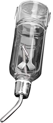 Small Animal Water Bottle, Pet Hanging Drinking Fountains Water Feeder for Cage or Kennel, Ideal for Hamsters, Mice, Guinea Pigs and Rabbits (350ml)