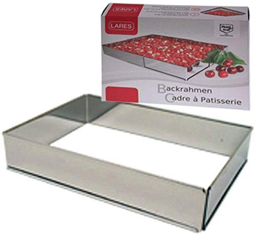 Lares Caro Kuchenrahme 25x46x4,7cm Edelstahl