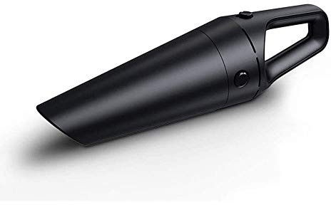 SMSOM Aspirateur à Main Automatique for Voiture Sec et Humide à Double Usage à Haute Puissance d'aspiration 6kpaPowerful Mini Aspirateurs, Blanc/Noir (Color : Black, Size : Rechargeable)