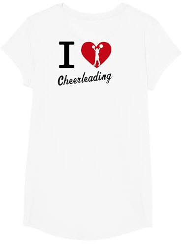 Cheerleader Cheer Akrobatik Tanz I Love Cheerleading Spruch T-Shirt