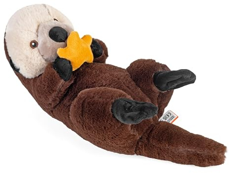 Wild Republic Ecokins Seeotter, Kuscheltier aus Stoff, Nachhaltiges Spielzeug, Baby Geschenk zur Geburt von Jungen und Mädchen, Stofftier 30 cm