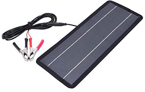 Solar Power Battery Charger, High Conversion Rate 4.5W Solar Car Storage Battery Charger Core Panel Can 12V to 5V