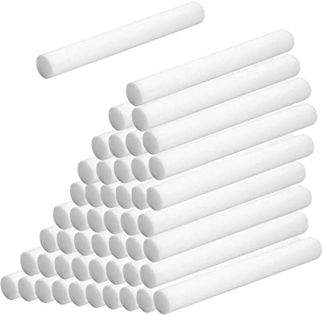 JISADER 50 Hisopos para Filtros de Humidificador, Hisopos para Difusores Portátiles, Pieza de Difusor, 15CM, tal como se describe