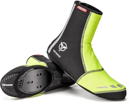 GEWAGE Cycling Shoe Covers -Warm Bike Shoe Covers - Windproof Mountain Road Cycling Overshoes - Cycling Shoe Cover for Men Women