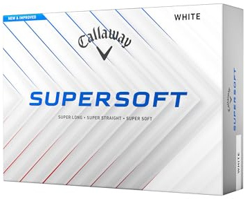 Callaway Golf Supersoft Golfball 2025, Weiß