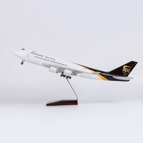 AirModels UPS Boeing 747 1/150 Maßstab Harz Modell Flugzeug Spielzeug Sammlerstück Geschenk