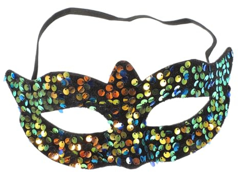 ANDRESLAD Masquerade Maske Mit Glitzer Für Halloween Und Cosplay Verstellbare Augenmaske Für Damen Und Herren Elegante Partymaske Für Karneval Und Kostümpartys