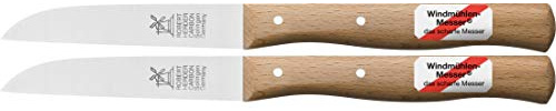 1 x Gemüsemesser, kleines Küchenmesser mit Holzgriff, Schälmesser, 8,5 cm