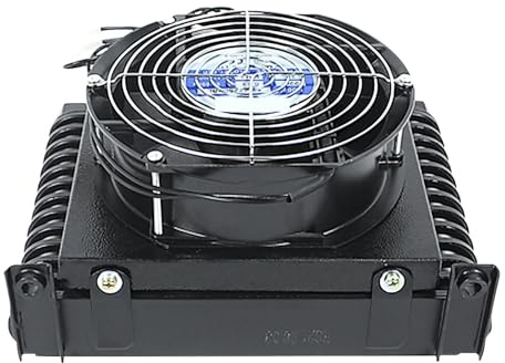 Radiatore idraulico a foglio raffreddatore d'aria AL404T-CA 10L/min Sistema CNC Macchina utensile Ventola olio a basso rumore Ampia area di dissipazione del calore(AC220)