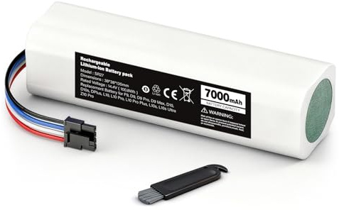 Batteria di ricambio per robot aspirapolvere Dreame & Xiaomi, compatibile con D9 Pro, D9 Max, L10s Ultra, D10 Serie, L10 Serie, Z10 Pro, Mi S5/S6/S7/Q7 Max, Roborock S50/S55