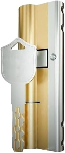 Euro-Zylinderschloss, Türzylinder-Zylinderschloss C-Grade-Schlossersatz, mehrere Größen, Packung mit 10 Schlüsseln(A42.5 B47.5 L90mm)
