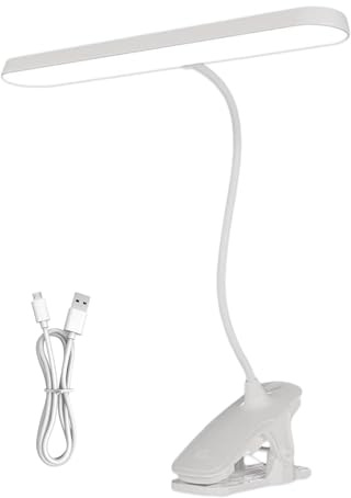 Nuhjytgf Clip-Licht, Tischklemmen-Design, 1 Stück Set, Notenlampe, verstellbare Leselampe, tragbarer flexibler Arm, für Musiker Wohnheim Schlafzimmer Gebrauch
