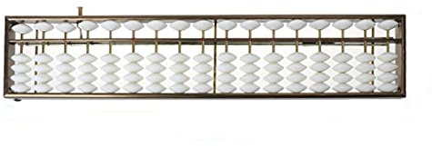 Canne da 17 cifre standard Abacus Cinese Giapponese Calcolatore di conteggio Strumento Matematica Imparare i principianti