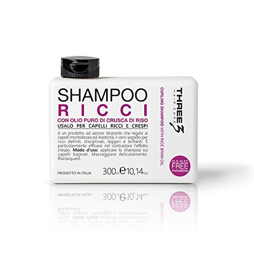 Faipa Three 3 Shampoo Per Capelli Ricci E Crespi AllOlio Di Crusca E Riso 300ml