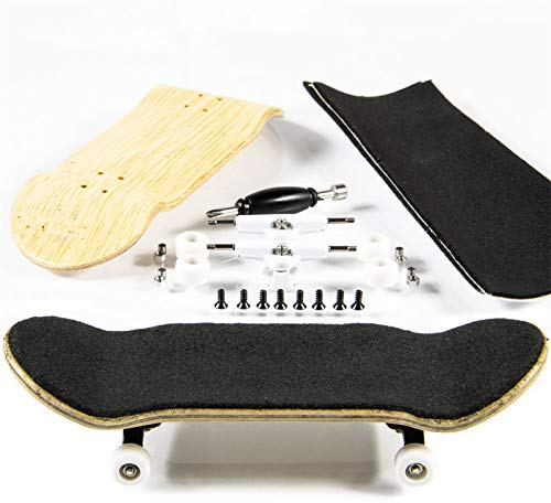 PhoneNatic Finger-Skateboard Bauset in Gelbbraun (Design 3)