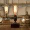 Yuens Lámparas de mesa Vintage Loft Dimmable Lámpara de mesa de madera Home Light Bar Decor