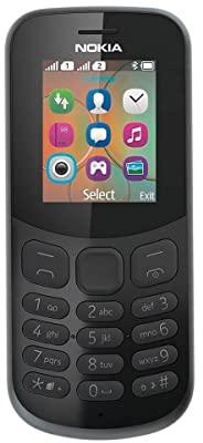 Nokia 130 4.57 cm (1.8) Black Feature phone 130, Bar, 4.57 cm (1.8), 120 x 160 pixels, Bluetooth, 1020 mAh, Black