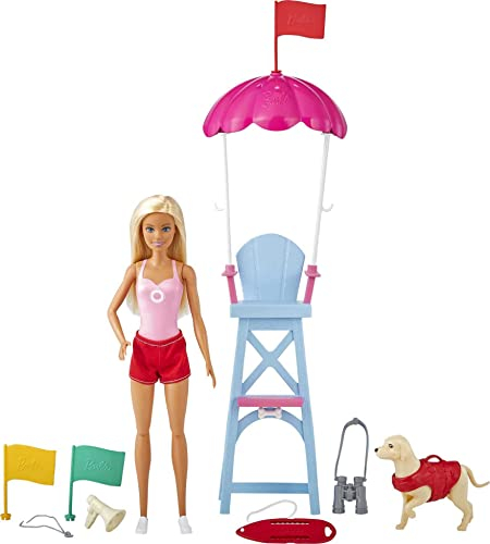 BARBIE LIFEGUARD DOLL AND PLAYSET