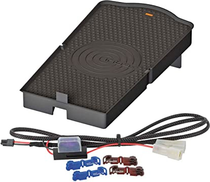 INBAY 10W Handyhalterung Auto Ablagefach Induktiv/Kabellos passend für Mercedes C-Klasse (W204/S204/C204), E-Klasse (W212/S212/C207/A207) - Autohalterung Zubehör Innenraum - Qi