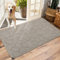 OIGAE Schmutzfangmatte Innen 40 x 60 cm, Maschinenwaschbare rutschfeste Fußmatte, absorbierend Fussmatte, Türmatte für Hund, Küche, Eingang, Haustür, Außen & Flur, Grau