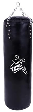 DUANSIYU Boxsack Stehend Höhe 60 bis 120 cm Boxtraining PU Leere Sandsäcke, Fitness Sand Bag Boxsack Boxsack Erwachsene(Height 100cm)