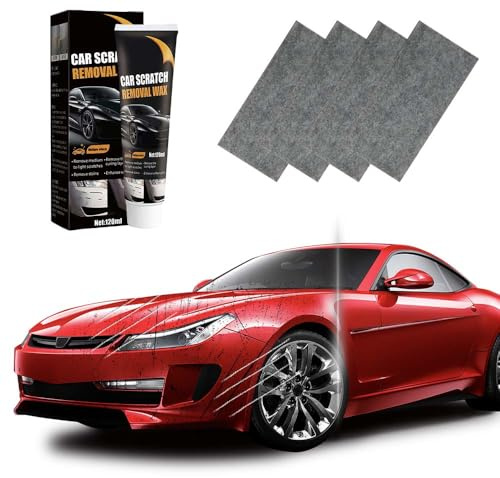 Autokratzer-Reparaturpaste, 2026 New Kratzer Entferner Auto, Auto Kratzer Entferner, Car Scratch Repair Paste, Auto Polish & Paint Restorer, Car Scratch Removal Kit (1, Gelb, 120ml)