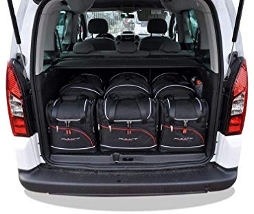 KJUST Kofferraumtaschen 6 stk kompatibel mit CITROEN BERLINGO II (B9) 2008-2018