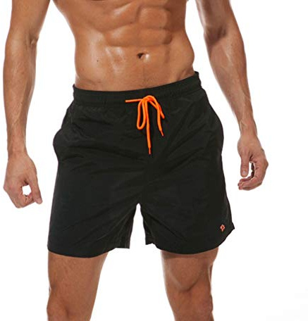 Tansozer Badbyxor för Män Surfing Badshorts med Mesh Foder