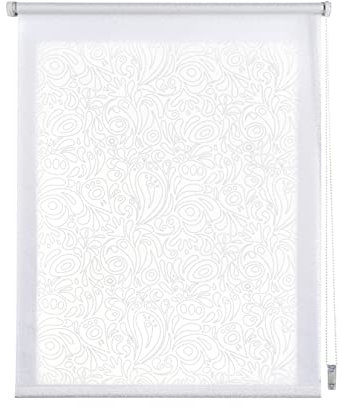 Estores Enrollables Translucidos Estampados para Ventanas Estor Enrollable Traslucido Moderno y Decorativo Cortinas translucidas para Salon Dormitorio Cocina habitacion Estampado Cachemira 120x180 cm