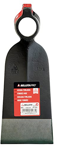 Bellota HOE11A - Azada forjada para cavar y Plantar, Filo Recto, con Sistema antigiro y con Martillo.
