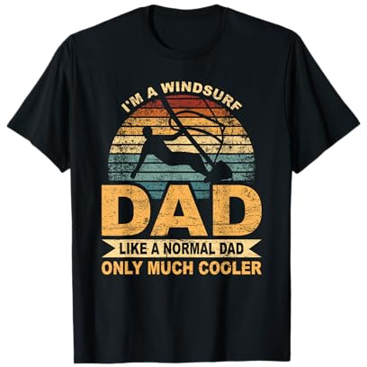 Windsurfing Dad Windsurfen Surfer Vater Windsurfer Papa T-Shirt