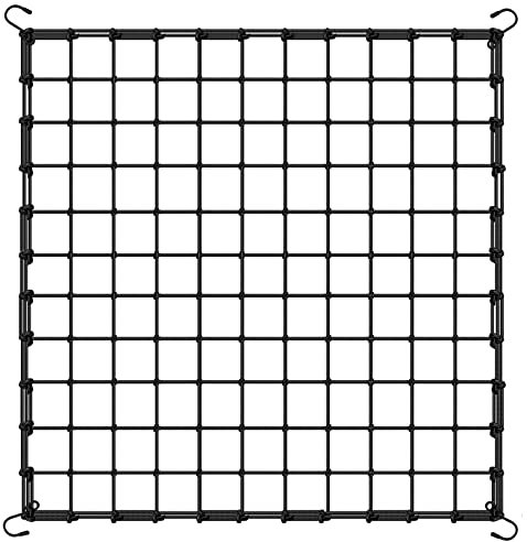 2 Pack 4x4 Trellis Netting for 4x4/8x4 Grow Tent, Heavy Duty Elastic Scrog Net with Hooks for Indoor Plant Growing Tents, Flexible Trellis Net Support for Hydroponics,Outdoor Climbing Plant