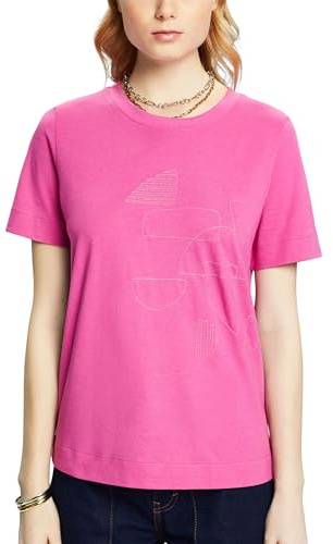 ESPRIT 103eo1k312 Camiseta, 661 Rosa Fucsia 2, XS para Mujer