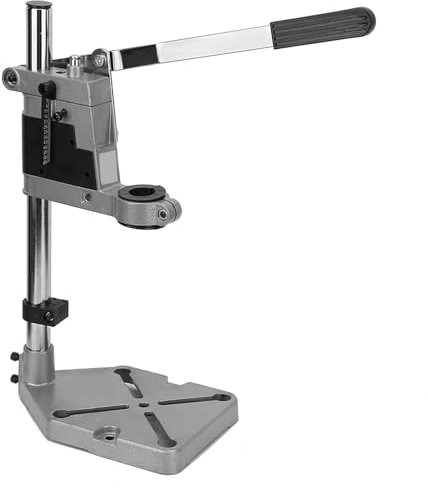 Agatige Support de perceuse Pour perceuse, Perceuse a Colonne, Support Perceuse Colonne Universel, Support de Perceuse à Colonne en Aluminium Pour bricoleurs ou professionnels