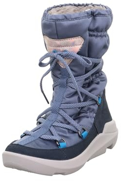 Superfit Mädchen TWILIGHT warm gefütterte Gore-Tex Stiefel, blau 8010