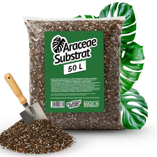 Nils der Pflanzenfreund® Monsterajord (50 L) – Araceae-substrat för Monstera, Philodendron & Alocasia, grönväxtjord för krukväxter, näringsrik för kraftiga rötter och hälsosam tillväxt