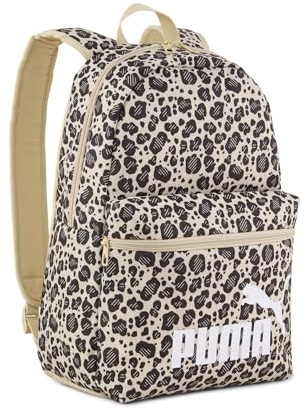 PUMA PUMA PHASE AOP Backpack, Unisex Klassische Rucksäcke, Toasted Almond-Animal-AOP, OSFA - 091169