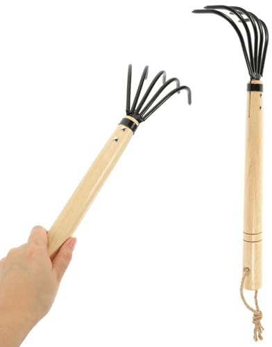 Gogogmee Outil De Râteau À Palourdes Dextérieur 5 Râteaux pour La Plage Robuste Et Facile À Utiliser pour Le Jardin Et La Recherche De Fruits De Mer