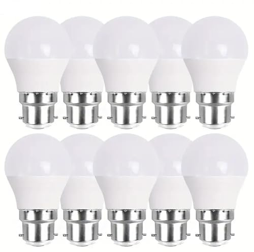 LED Light Bulbs B22 A15 5w Equivalent 40w Energy Saving Lighting 500 Lm 3000k-6500k Not Dimmable for Indoor Living Room Bedroom Dining Room(B22 5W Cold White 6500k)