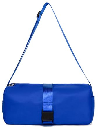 Sac de Sport Hommes et Femmes, Sac à Bandoulière Réglable et Imperméable, Grande Capacité, Sac Polochon pour Voyages, Natation, Gym, Yoga (34×16cm)