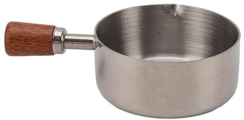 KIMISS Salsera de acero inoxidable 304, taza de de acero inoxidable con asa, medición precisa, soporte para cuenco de carne, de tomate, apto para lavavajillas, de cocina