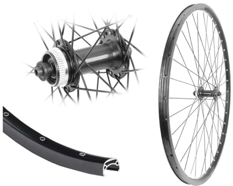 AGGRO-X 28 Zoll Alu Vorderrad Laufrad Schwarz MTB Disk Scheibenbremse