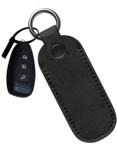 Flash Drive Case Key Ring Holder - Protective PU Leather Storage Case | Portable USB Flash Drive Holder for Students, Travel, Going Out, Compact Flash Drive Carrying Case with Key Ring Clip