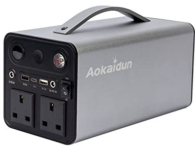 Panana Portable Power Station 333Wh/90000mAh, Lithium Battery Pack 300W Electronic Generator for Camping, Outdoors, Emergency Backup, Compact & Lightweight